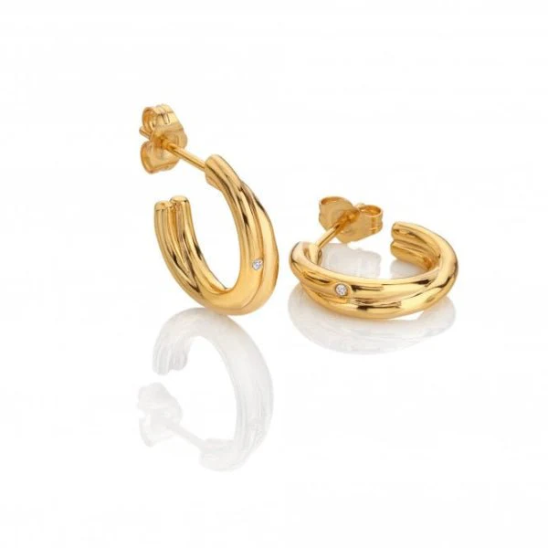 Hot Diamonds Gold Jac Jossa Aura Earrings