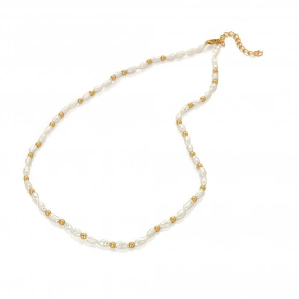 Hot Diamonds Gold Jac Jossa Calm Pearl Necklace