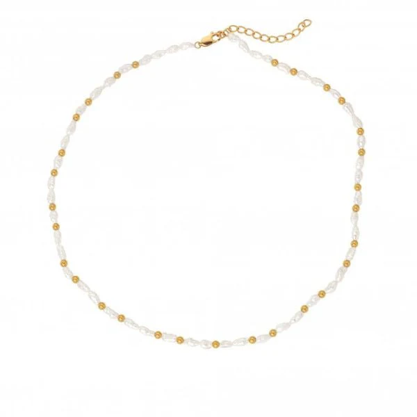 Hot Diamonds Gold Jac Jossa Calm Pearl Necklace - Image 3