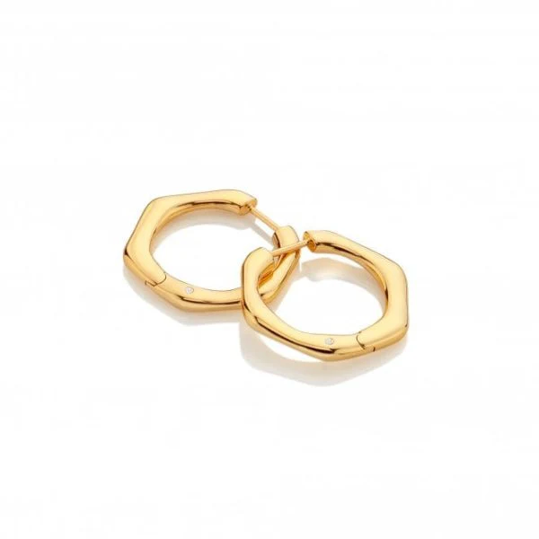 Hot Diamonds Gold Jac Jossa Fluid Earrings