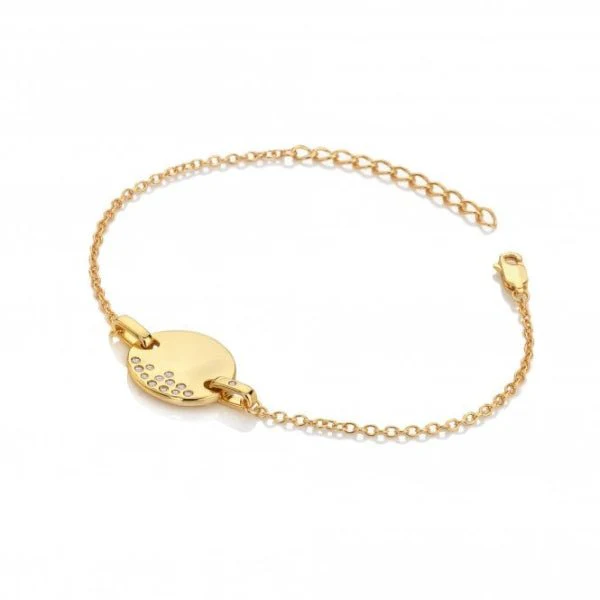Hot Diamonds Gold Jac Jossa Illuminate Bracelet