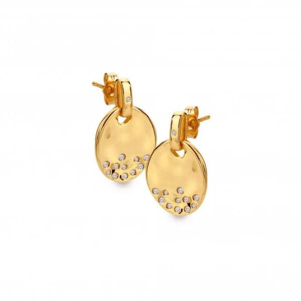 Hot Diamonds Gold Jac Jossa Illuminate Drop Earrings