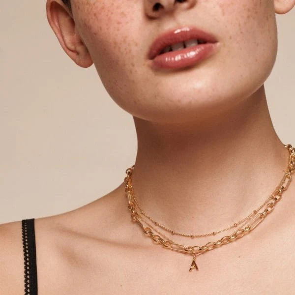 Hot Diamonds Gold Jac Jossa Letter A Pendant - Image 2