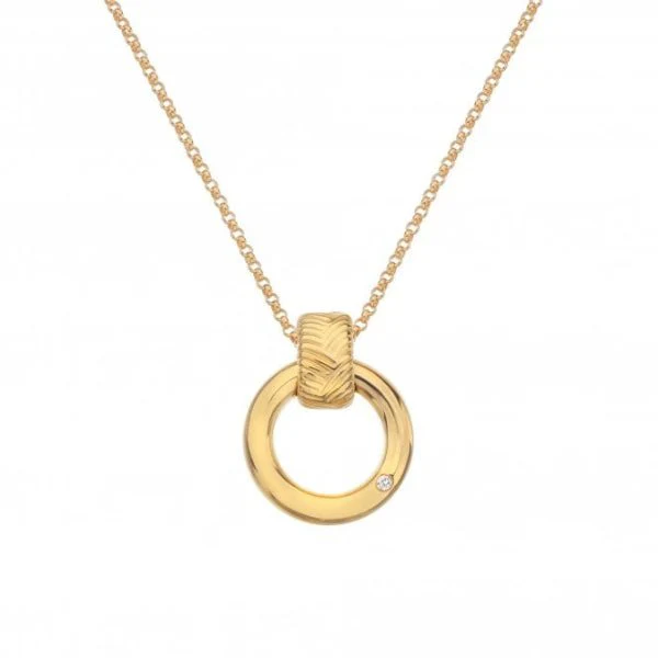 Hot Diamonds Gold Jac Jossa Spirit Pendant - Image 3