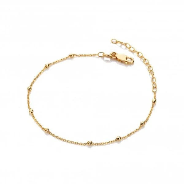 Hot Diamonds Gold
Silver X TG Bead Bracelet - YGP