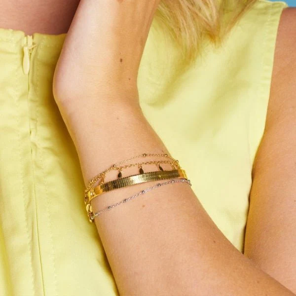 Hot Diamonds Gold
Silver X TG Bead Bracelet - YGP - Image 2