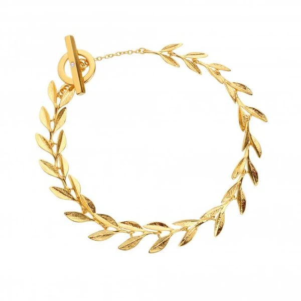 Hot Diamonds Gold
Silver X TG Laurel Bracelet - YGP - Image 3