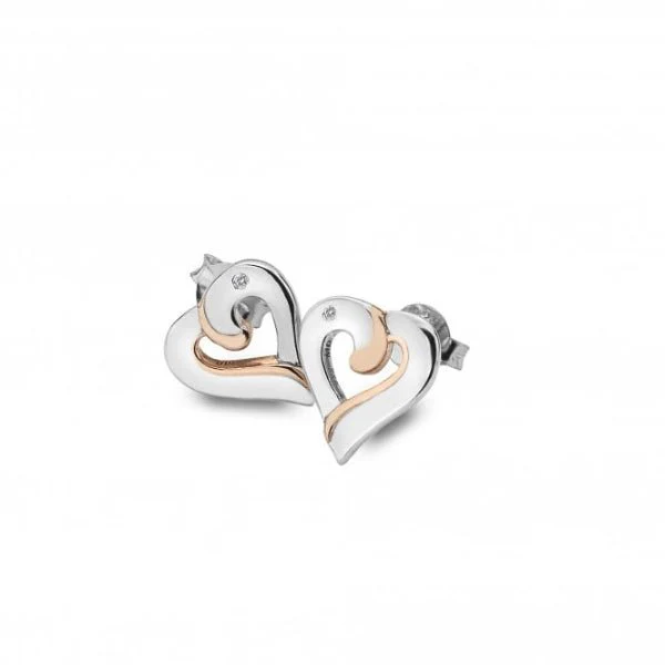 Hot Diamonds 18CT Rose Gold Plate and
Silver Sure Earrings - Image 3