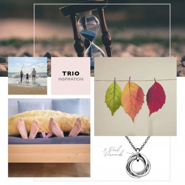 Hot Diamonds 18CT Rose Gold Plate and
Silver Trio Teardrop Pendant - Image 4
