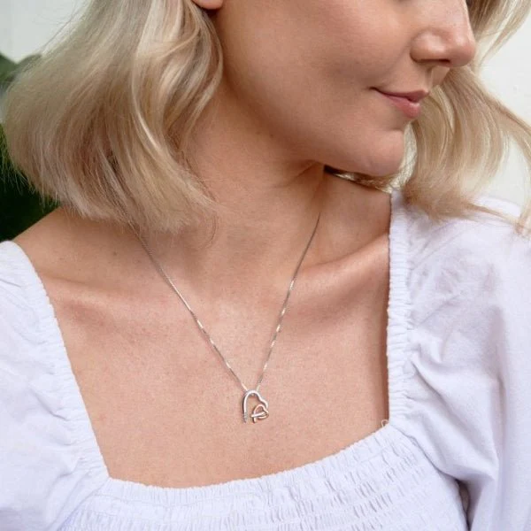 Hot Diamonds 18CT Rose Gold Plate and
Silver Warm Heart Pendant - Image 2