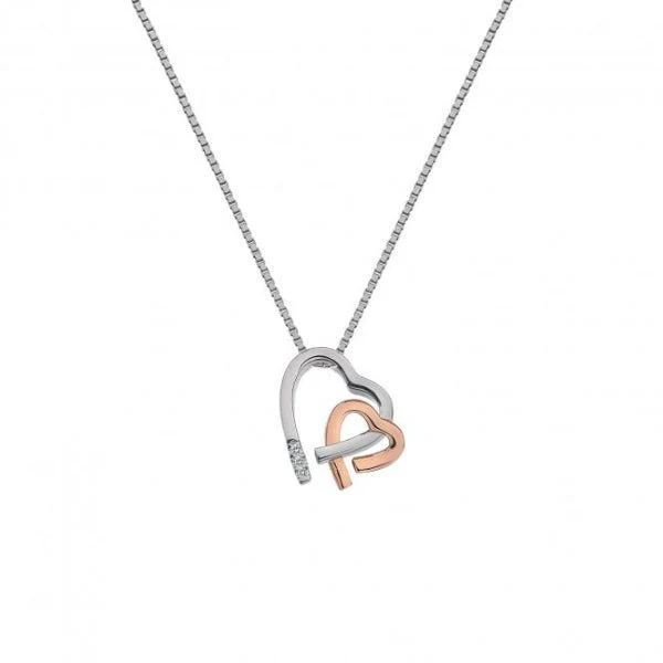 Hot Diamonds 18CT Rose Gold Plate and
Silver Warm Heart Pendant - Image 3