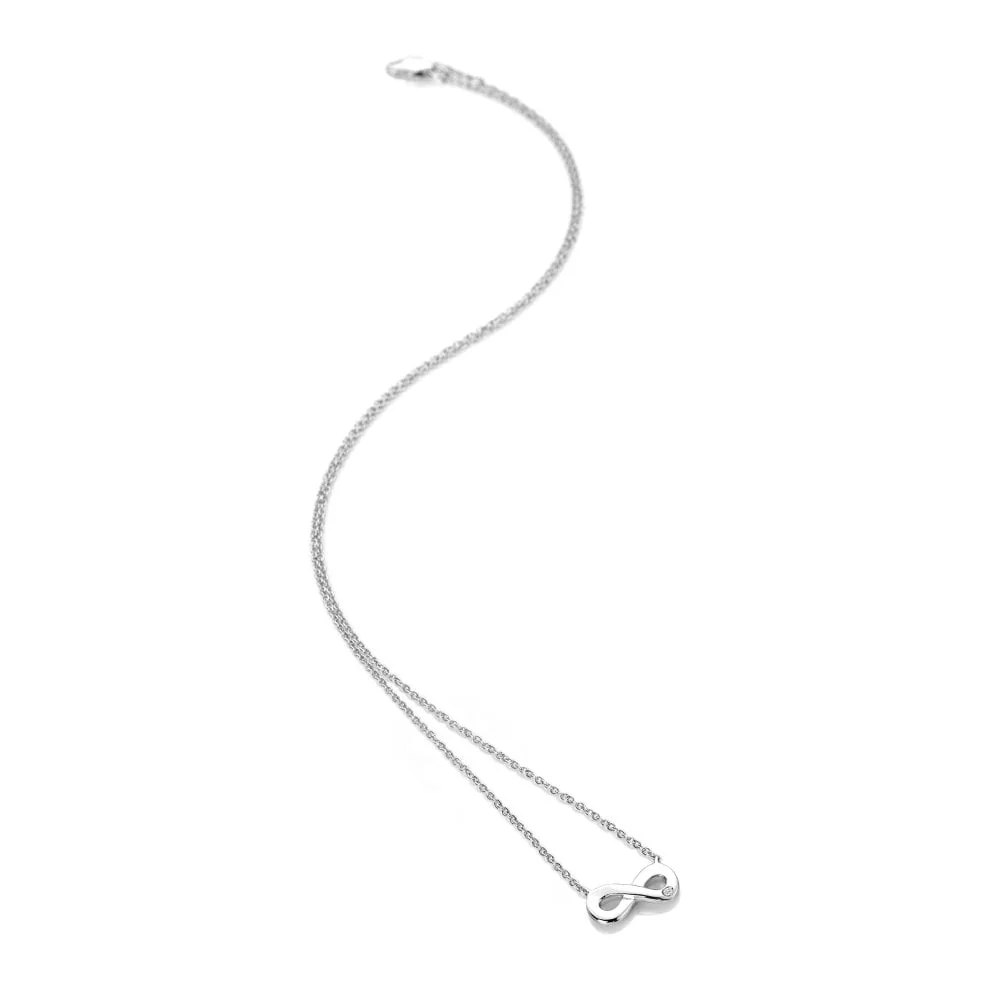 Hot Diamonds Silver Amulets Infinity Necklace - Image 3