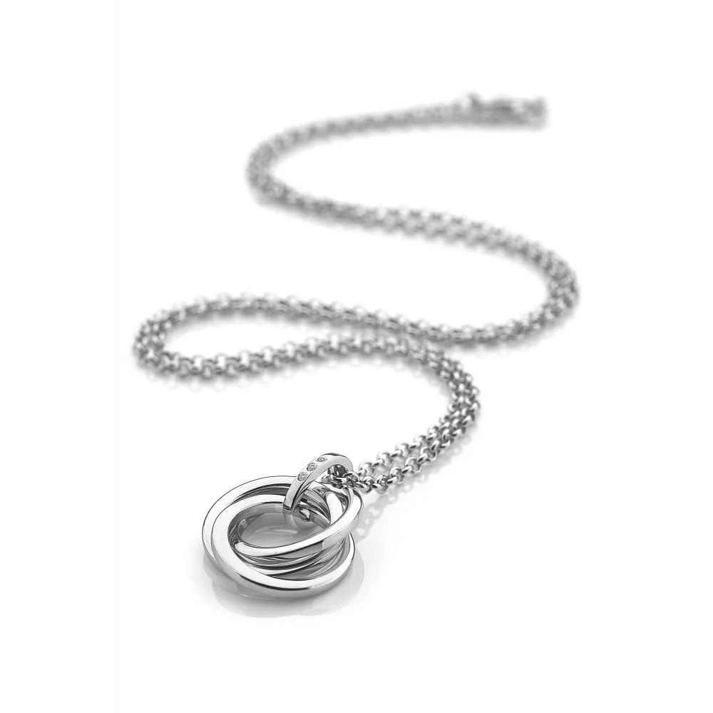 Hot Diamonds Silver Calm Pendant Necklace - Image 3