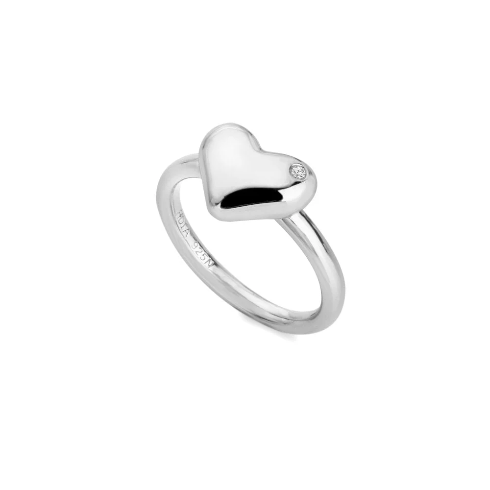 Hot Diamonds Silver Desire Heart Ring - Image 2