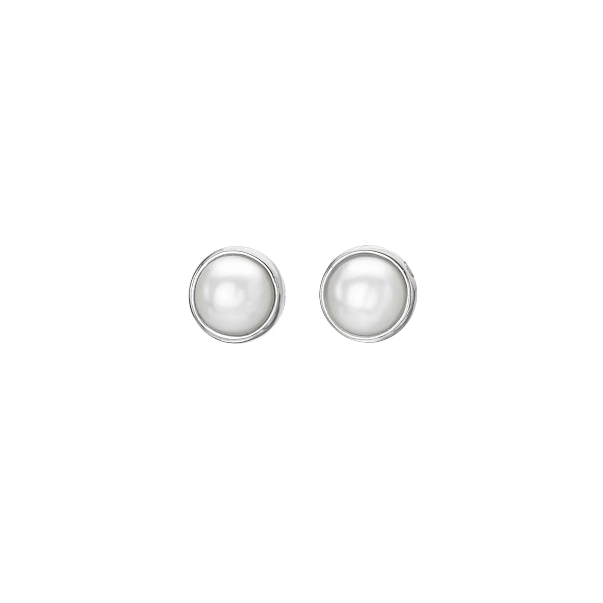Hot Diamonds Silver Amulets Pearl Stud Earrings - Image 2
