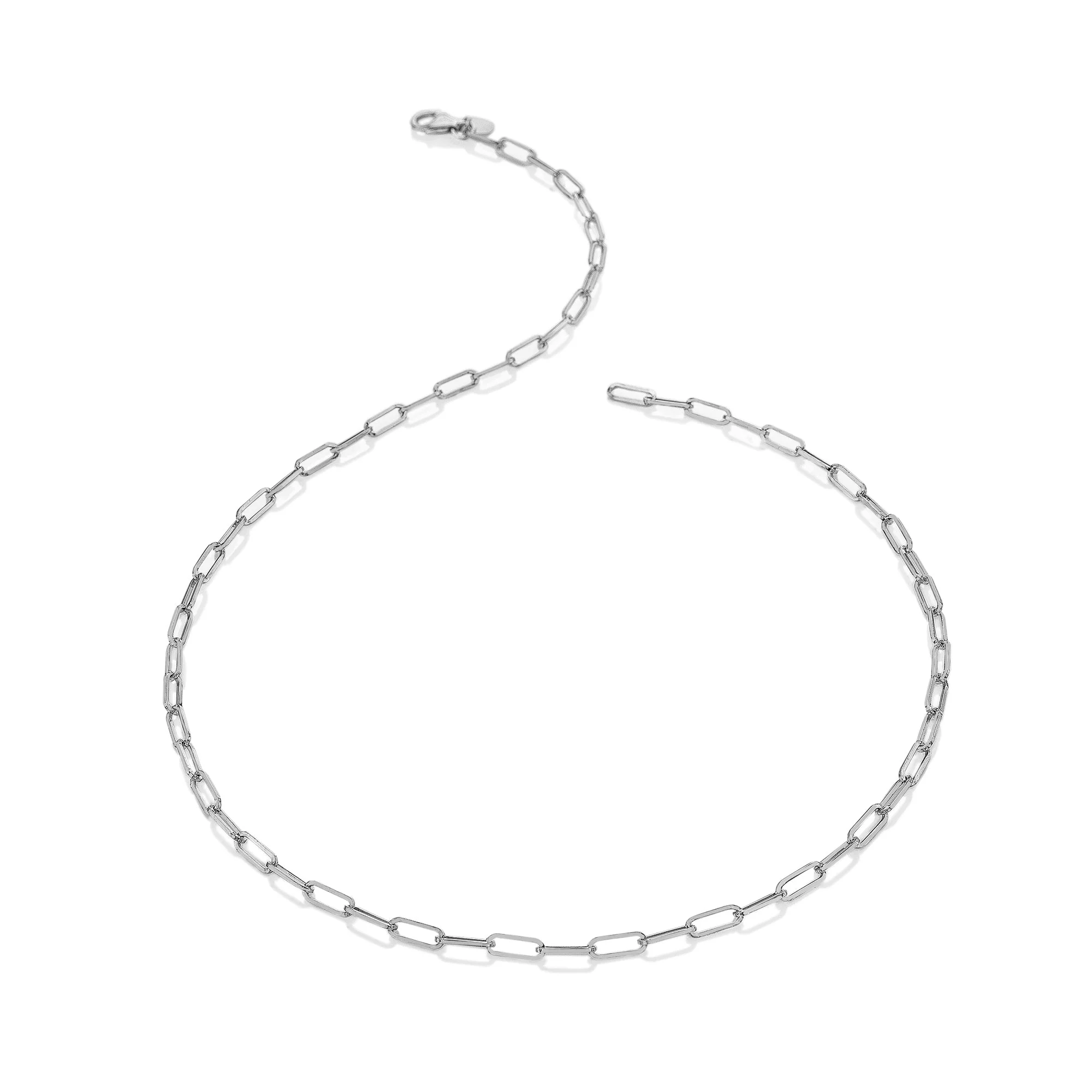 Hot Diamonds Silver Paperclip Chain - Image 2