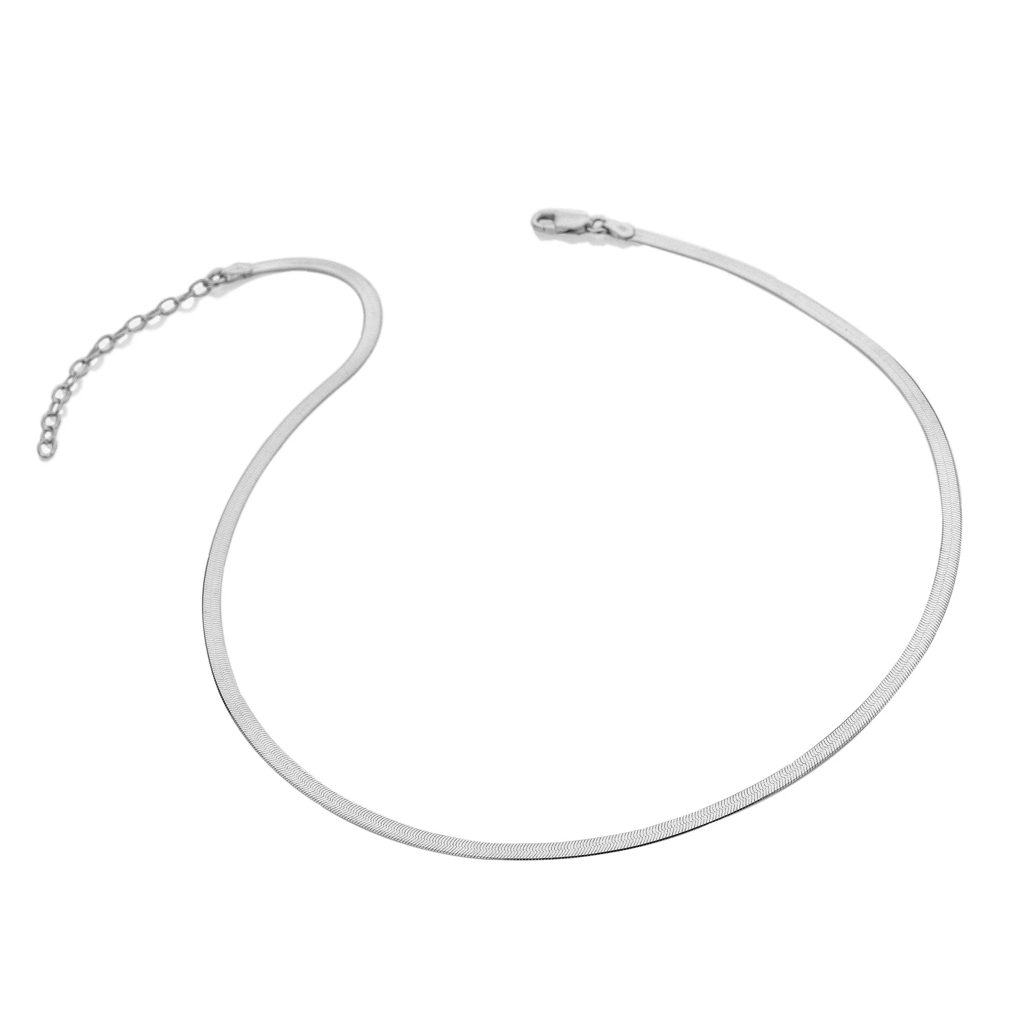 Hot Diamonds Silver Snake Chain Necklace - Image 2