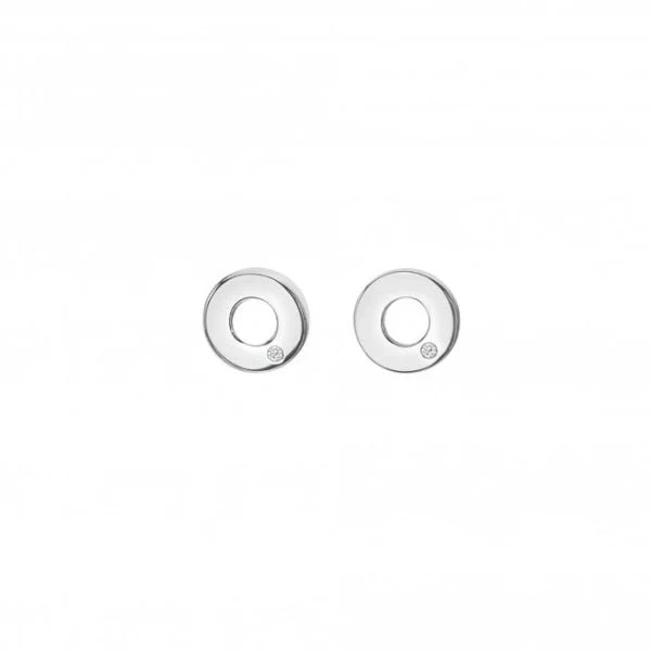 Hot Diamonds 
Silver Amulets Circle Earrings - Image 3