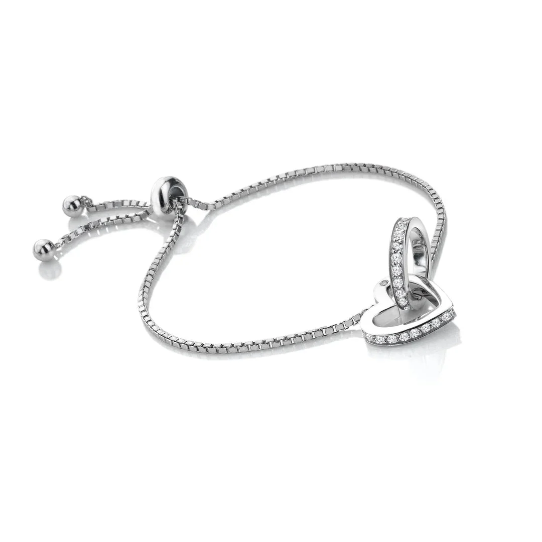 Hot Diamonds 
Silver Devotion Bracelet - Image 2