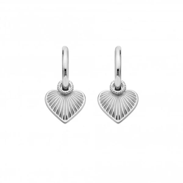 Hot Diamonds
Silver Essence Heart Huggie Earrings - Image 3