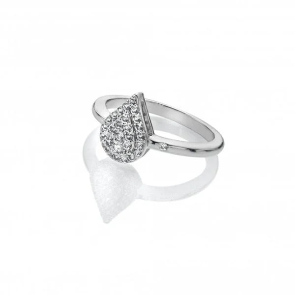 Hot Diamonds
Silver Glimmer White Topaz Ring