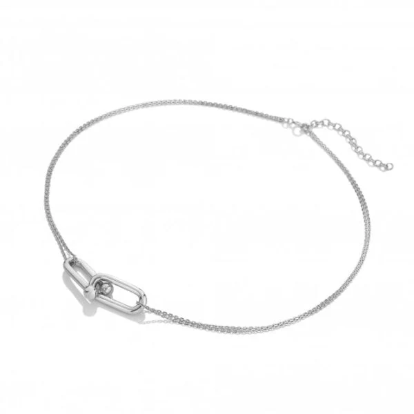 Hot Diamonds 
Silver Icon Link Necklace