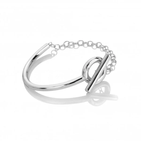 Hot Diamonds
Silver Linked Half Bangle Bracelet