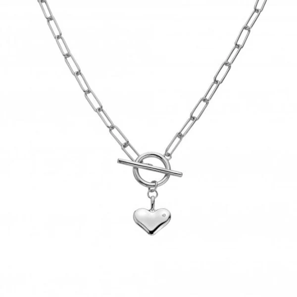 Hot Diamonds
Silver Linked Heart Necklace - Image 3