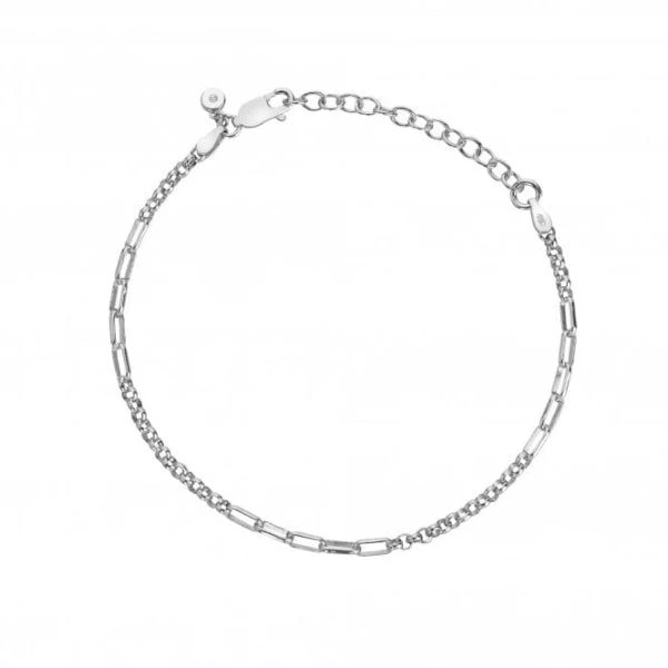Hot Diamonds
Silver Multilink Bracelet - Image 3