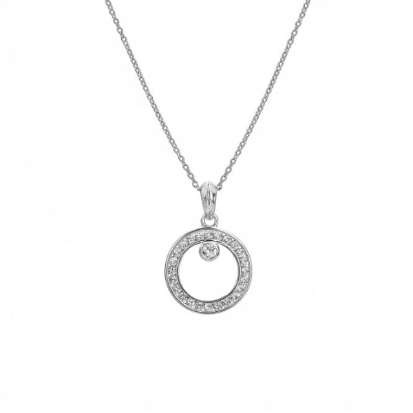Hot Diamonds
Silver Orbit Pendant - Image 3