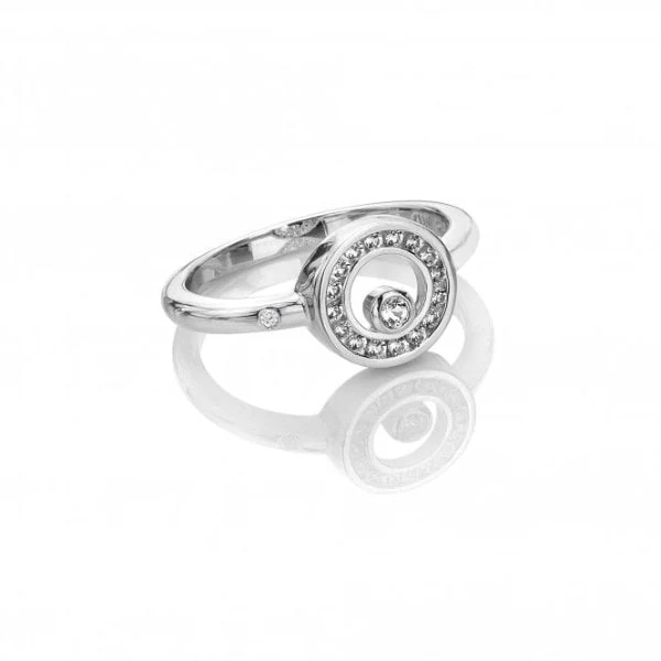 Hot Diamonds 
Silver Orbit Ring