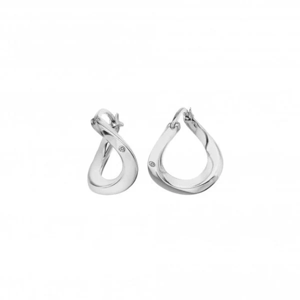 Hot Diamonds
Silver Soul Twist Earrings - Image 3