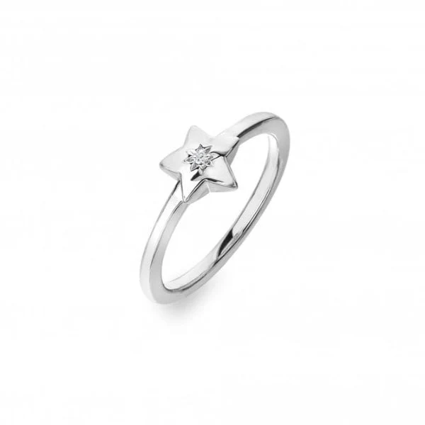 Hot Diamonds 
Silver Star Ring - Image 3