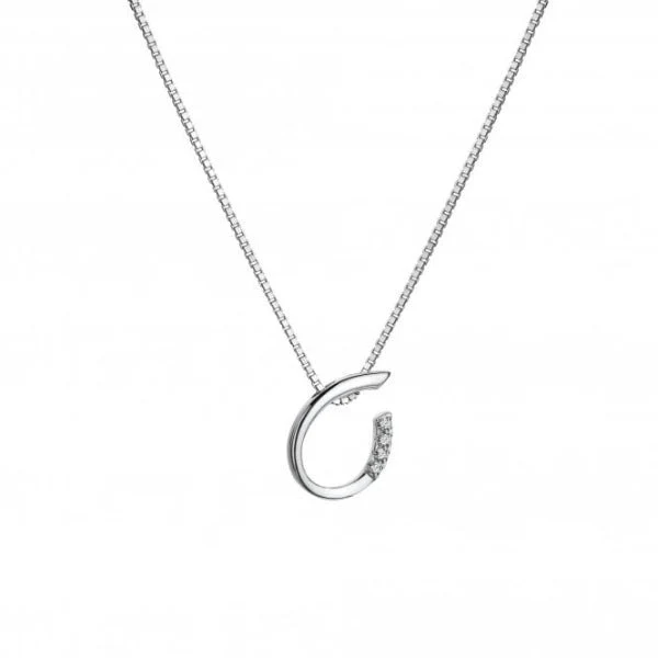 Hot Diamonds 
Silver Teardrop Pendant - Image 4