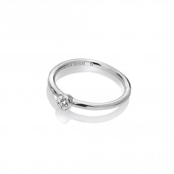 Hot Diamonds Silver Tender Solitaire Ring
