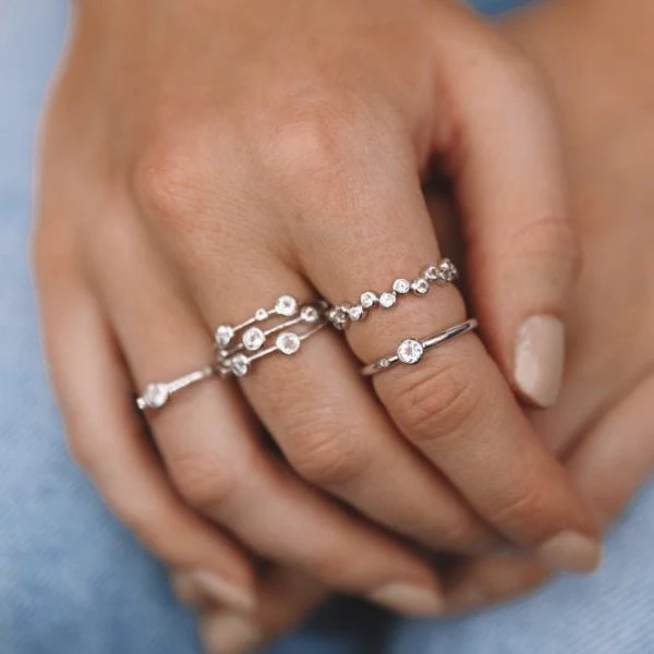 Hot Diamonds Silver Tender Solitaire Ring - Image 2