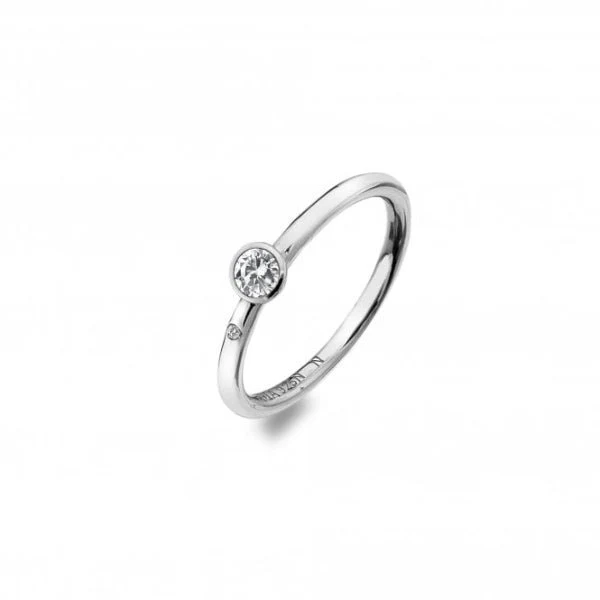Hot Diamonds Silver Tender Solitaire Ring - Image 3