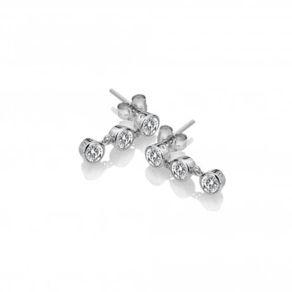 Hot Diamonds
Silver Tender White Topaz Earrings - Triple Drop - Image 3
