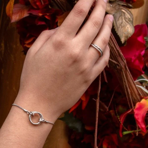 Hot Diamonds 
Silver Unity Ring - Image 2