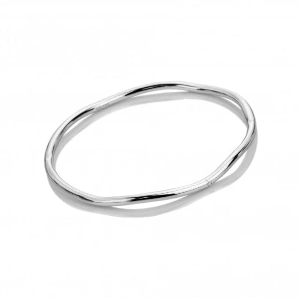 Hot Diamonds 
Silver X TG Wave Bangle Bracelet