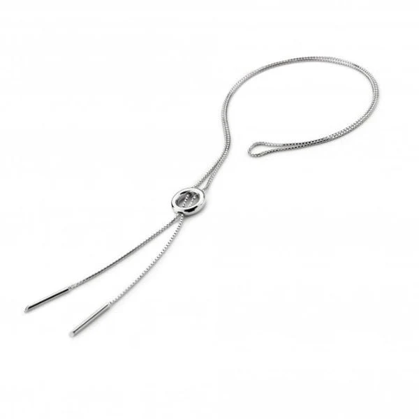 Hot Diamonds
Silver Youthful Circle Lariat