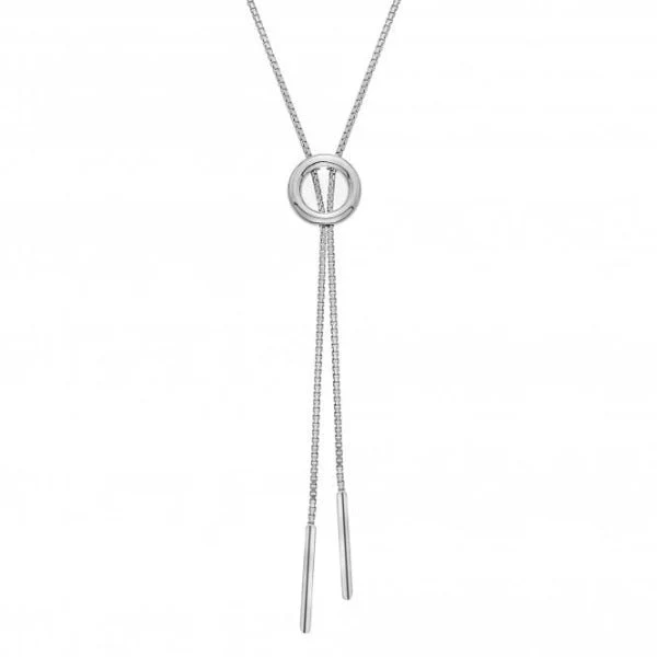 Hot Diamonds
Silver Youthful Circle Lariat - Image 3