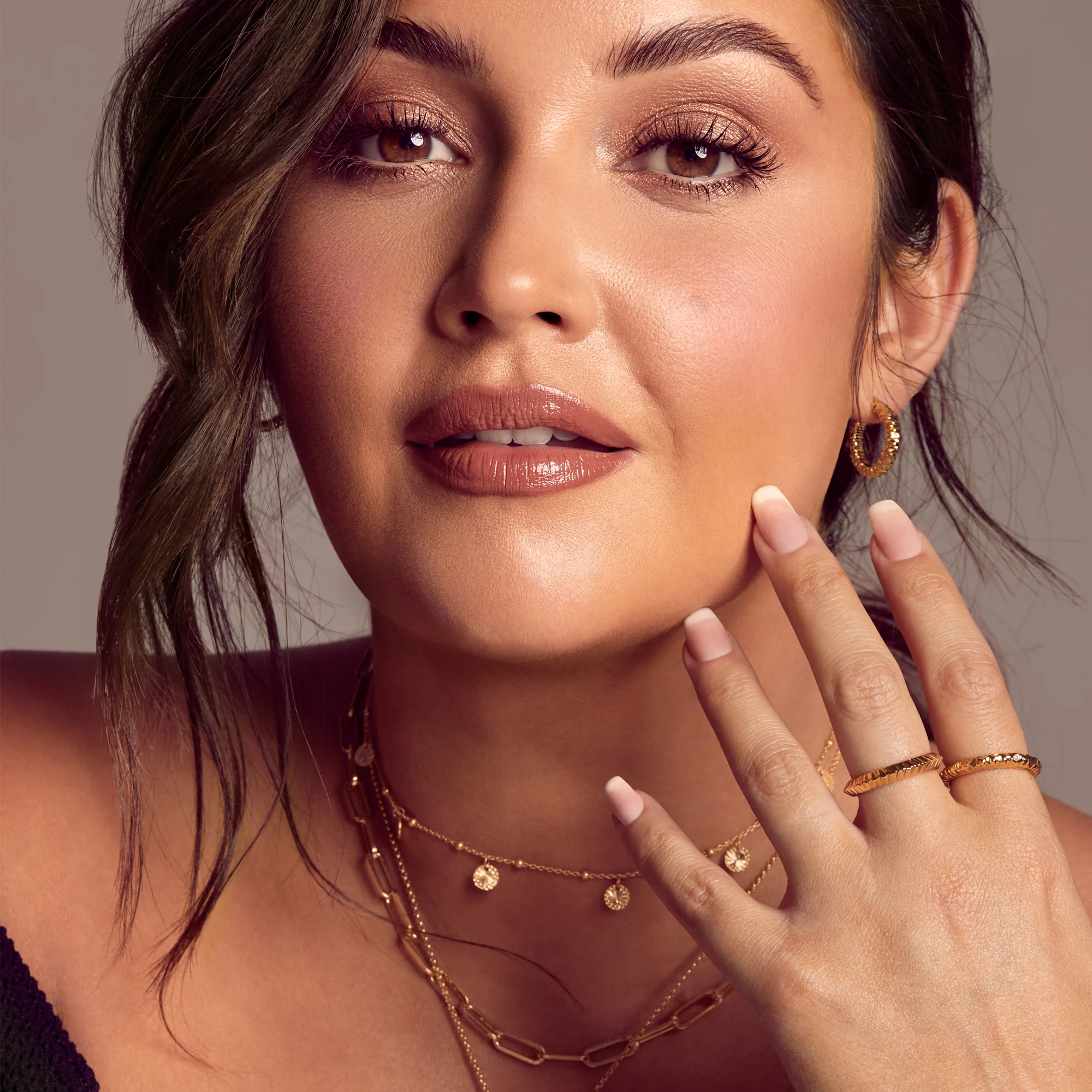Hot Diamonds X Jac Jossa Gold Believe Earrings - Image 3