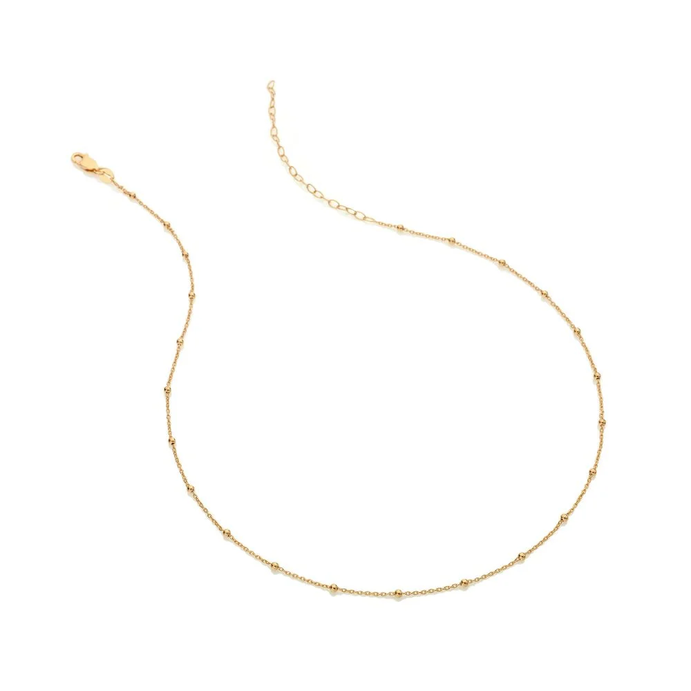 Hot Diamonds X Jac Jossa Gold Embrace Beaded Cable Chain - Image 3