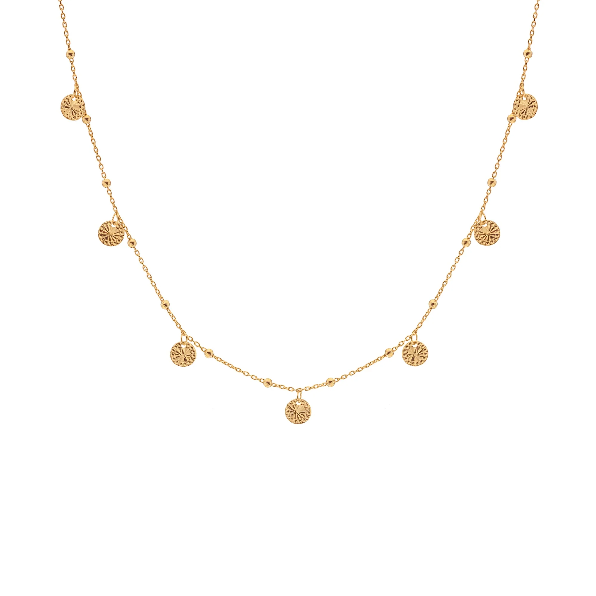 Hot Diamonds X Jac Jossa Gold Embrace Droplet Cable Chain -32cm