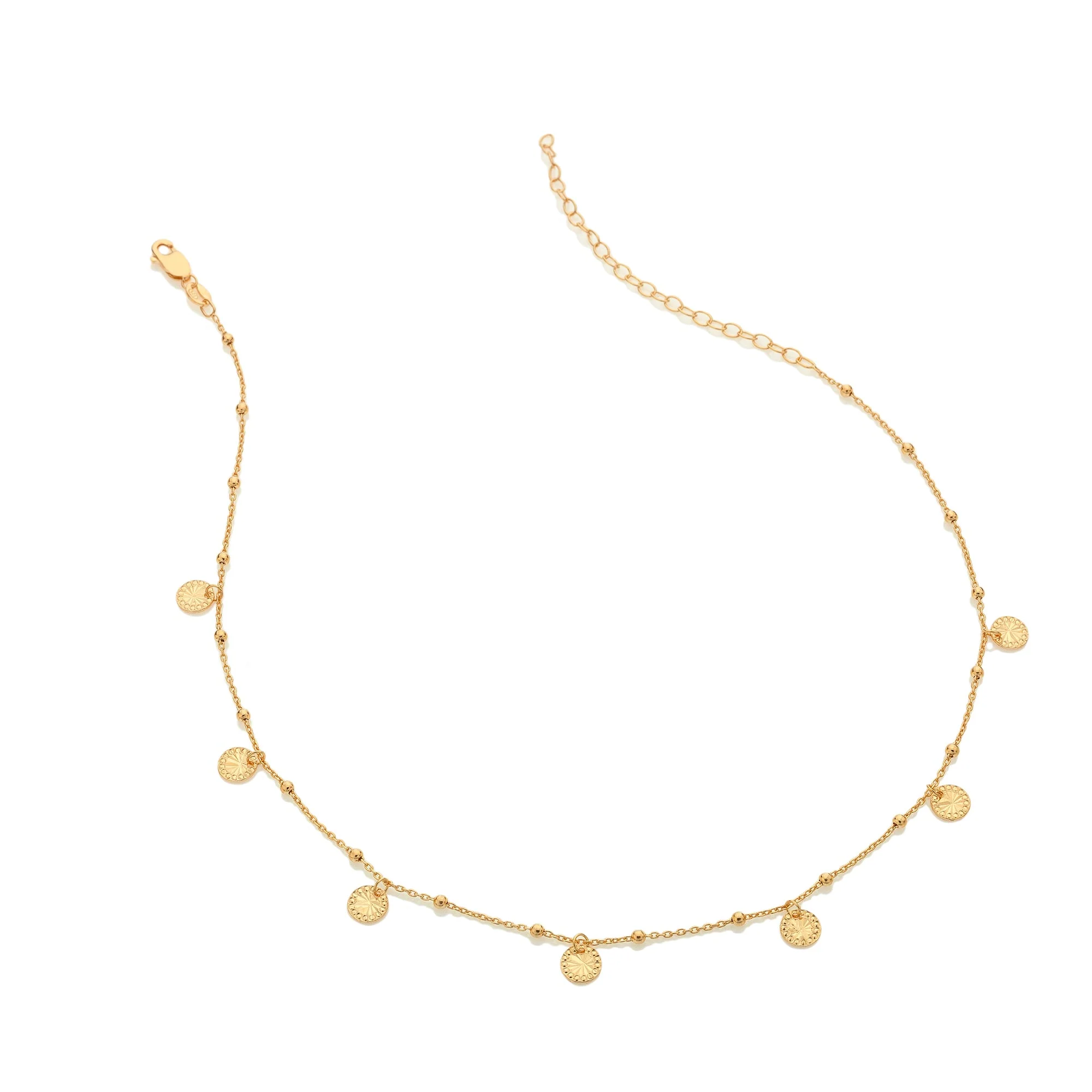Hot Diamonds X Jac Jossa Gold Embrace Droplet Cable Chain -32cm - Image 2