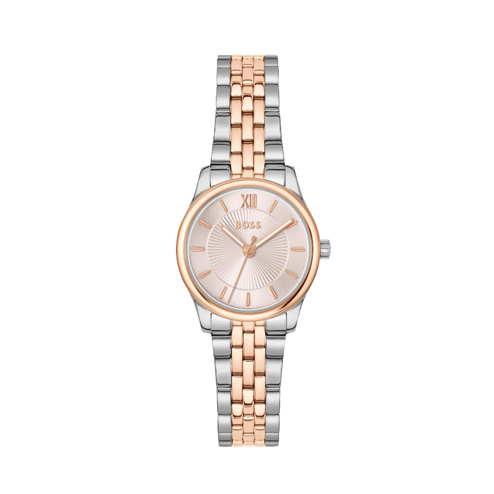 Boss Bi-Colour Graceful Mina Carnation IP and Stainless Steel Watch