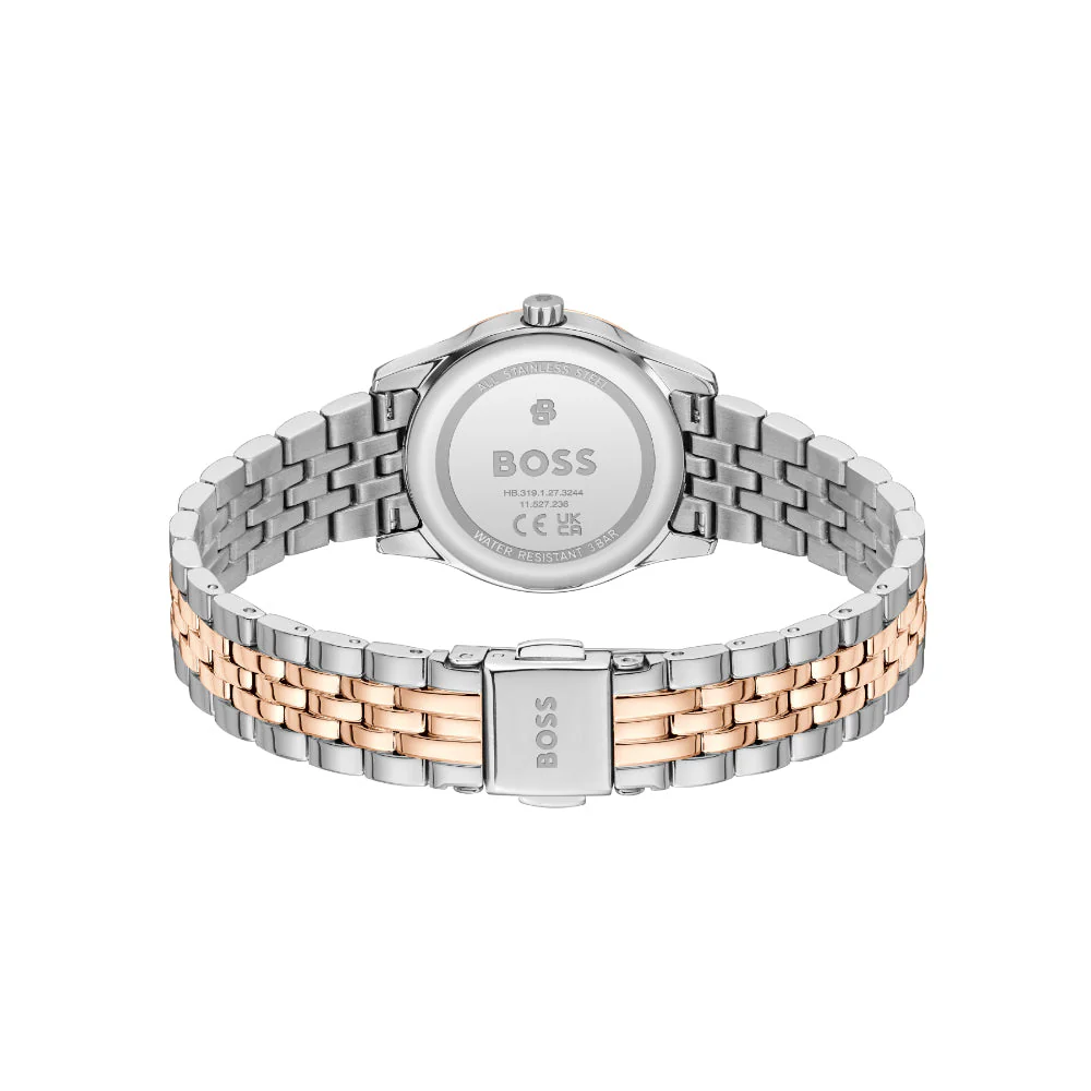 Boss Bi-Colour Graceful Mina Carnation IP and Stainless Steel Watch - Image 5