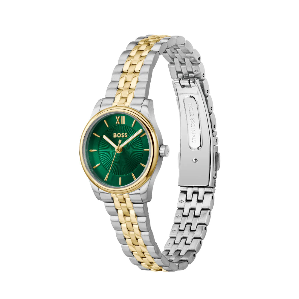 Boss Bi-Colour Graceful Mina Gold IP and Stainless Steel Watch - Image 4