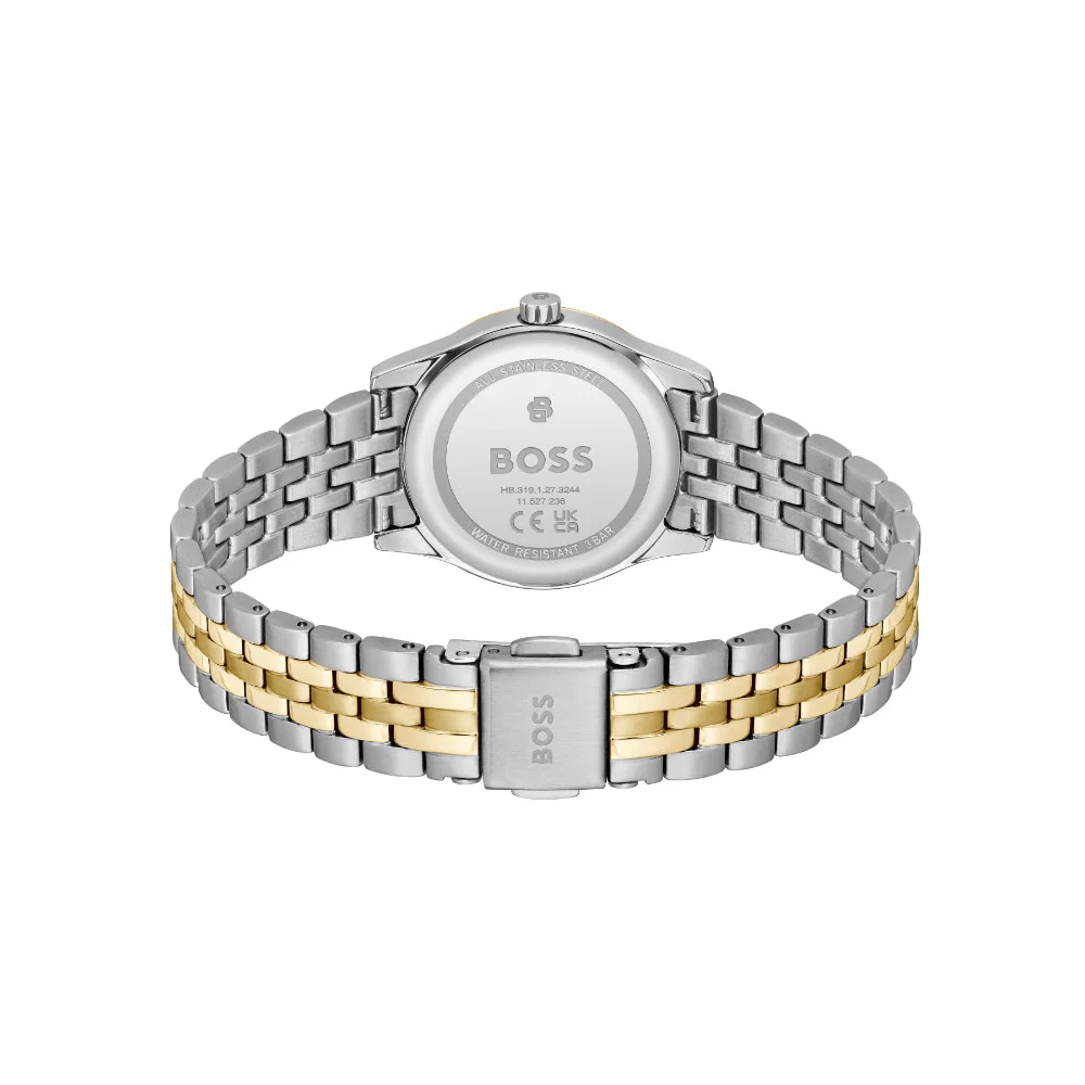 Boss Bi-Colour Graceful Mina Gold IP and Stainless Steel Watch - Image 5